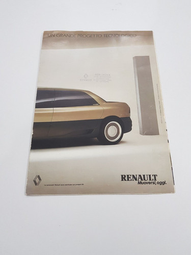Brochure depliant renault - brochure,