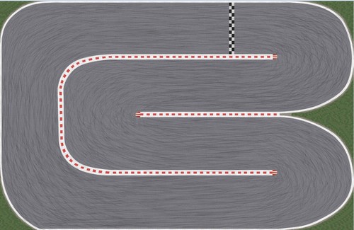Pista larga strada per - , racer