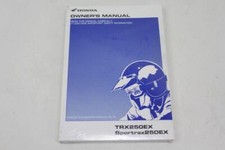MANUALE USO E MANUTENZIONE HONDA TRX 250 EX 2004 LINGUA: ENG