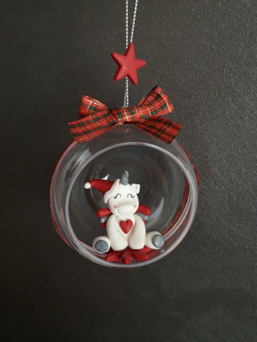 Palla natale trasparente - di,