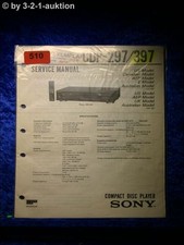 Sony Service Manual CDP 297 / 397 CD Player (#0510)