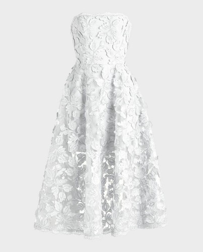 Abito pizzo senza spalline - in,