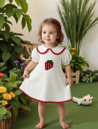 Vestito bambina bianco - vestito,