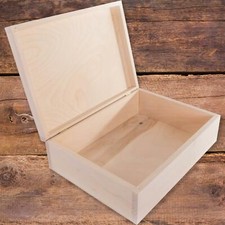 Scatola rettangolare legno - rettangolare,
