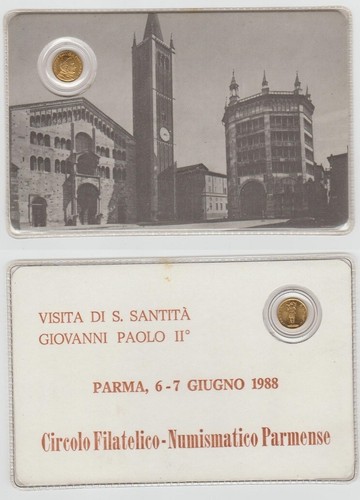 Tessera con moneta - in, oro