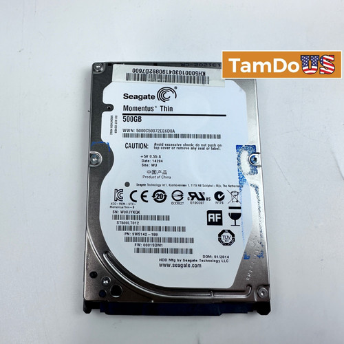 Seagate momentus thin 500 - thin, gb