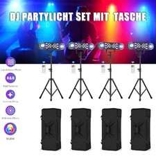 4x DMX Laser LED sfera discoteca DJ luce festa illuminazione palco set con custodia