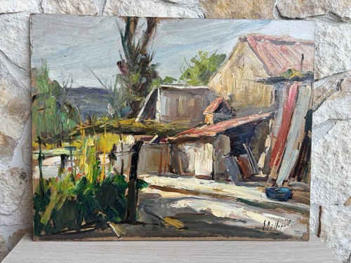 Quadro case campagna - di, campagna-