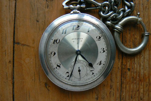 Montre gousset argent massif - montre,