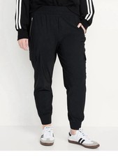 Joggers cargo donna vita alta