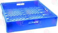 Cesto azzurro maglie larghe - azzurro,