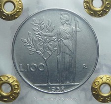 Repubblica - 100 Lire 1958 Attardi M13B  FDC / UNC Periziata, Estremamente Rara