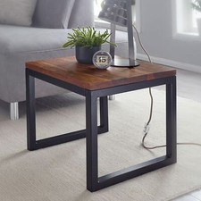FineBuy Tavolino Sheesham