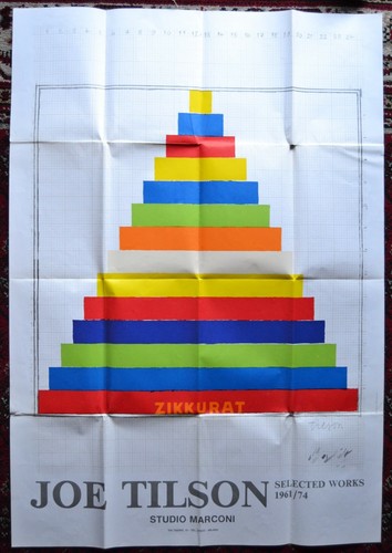 Manifesto serigrafico mostra