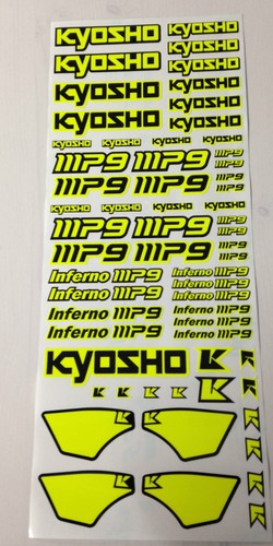 Kit adesivi kyosho - inferno, mp9