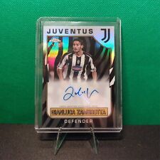 Gianluca Zambrotta Zebra Auto /75 Topps Chrome Juventus Fan Set Soccer Card