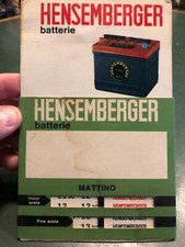 HENSEMBERGER BATTERIE-disco