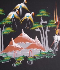 Quadro africano firmato metà