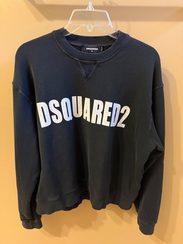 Felpa uomo dsquared2 nera - dsquared2,