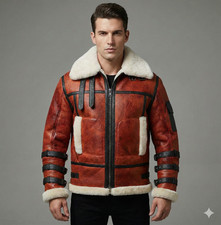 Giubbotto Uomo Pelle Aviatore