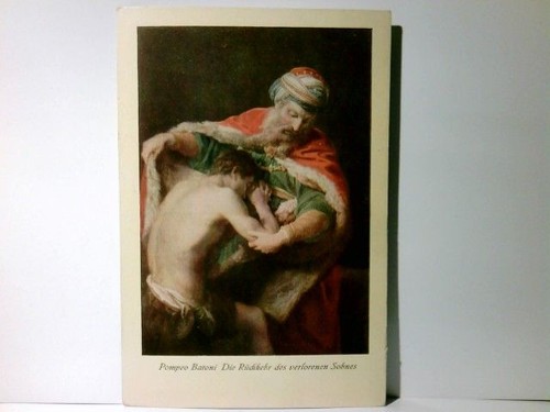 Art pompeo batoni - pompeo, cartolina