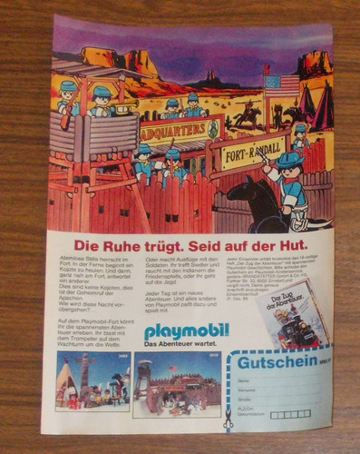 Rara pubblicità playmobil - rara,