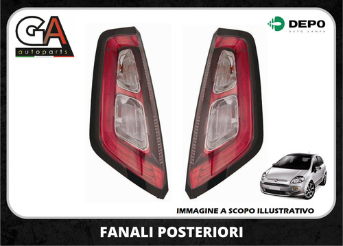 Coppia fanale fanalino stop - coppia,