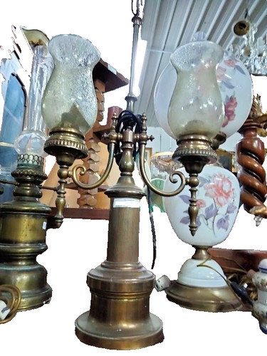 Antico lume lampada scrivania - lampada,