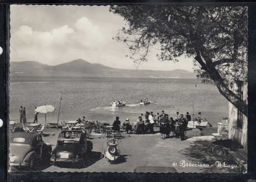 Cartolina bracciano lago - bracciano,