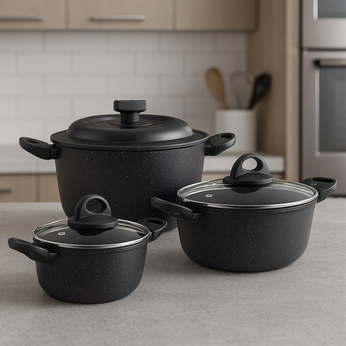 Set pentole 6pz - 6pz, pietra