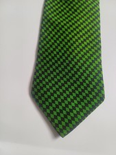 Cravatta vintage verde nera