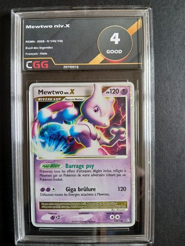 Carte pokémon mewtwo x - fr, lv.x