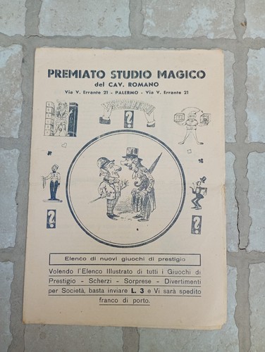 1942 antico catalogo - 1942, magia