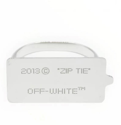 zip tie off white