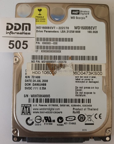 Pcb per wd1600evt - per, wd1600evt-22zct0