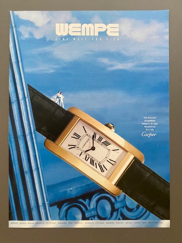 Pubblicità wempe cartier tank - pubblicità,