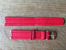 New - Red Leather Strap