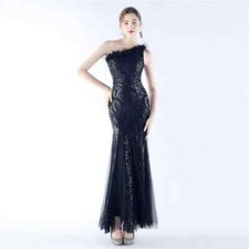 Vestito Abito Elegante Lungo
