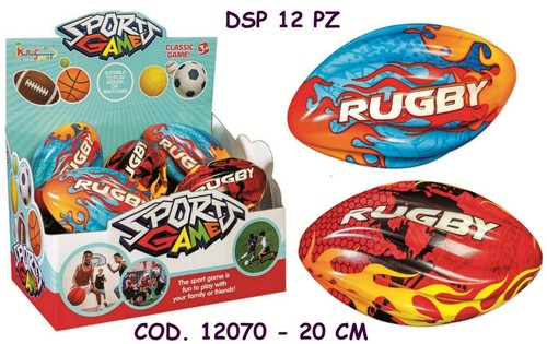 Pallone plastica rugby 20 - pallone,