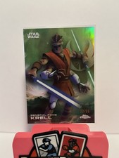 2025 Topps Chrome Star Wars #119 General Pong Krell Green Refractor /99