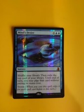 FTV Lore  Mind's Desire  Mythic Sorcery  Magic the Gathering Card. FOIL