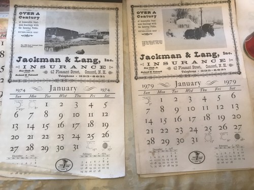 Vintage calendari - vintage,