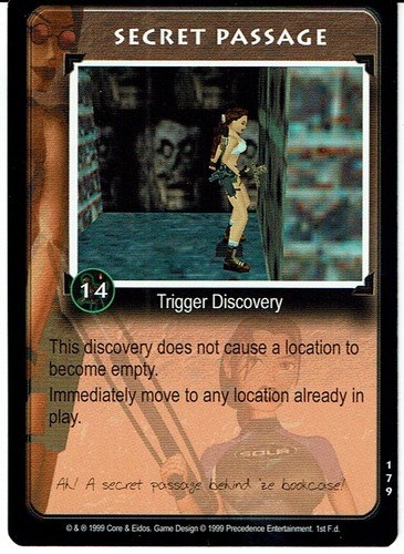 Tomb raider ccg rare card - raider,