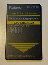 ROLAND CARD SN-U110 02 Latin Percussion,U20,CM-32P,U-220,CM-64, D70 PCM Data