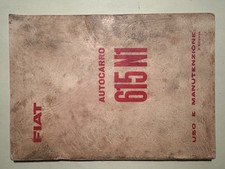 libretto uso e manutenzione