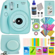 Fotocamera istantanea Fujifilm Instax Mini 9 + kit accessori - blu ghiaccio fumè! REGALO!