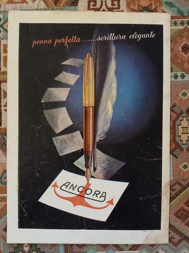 Penna ancora pubblicità - penna, /