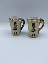 Coppia Tazzine In Ceramica F