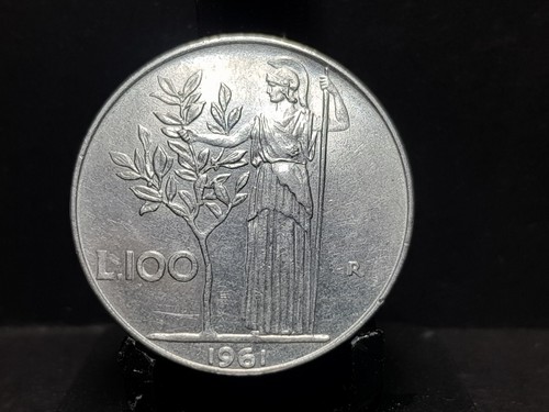 Moneta 100 lire - lire, minerva