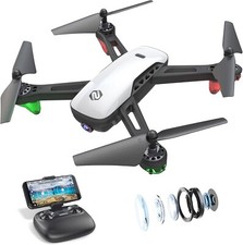 SANROCK UA22-11 Drone con Telecamera 1080P HD Professionale, Wifi, FPV Video